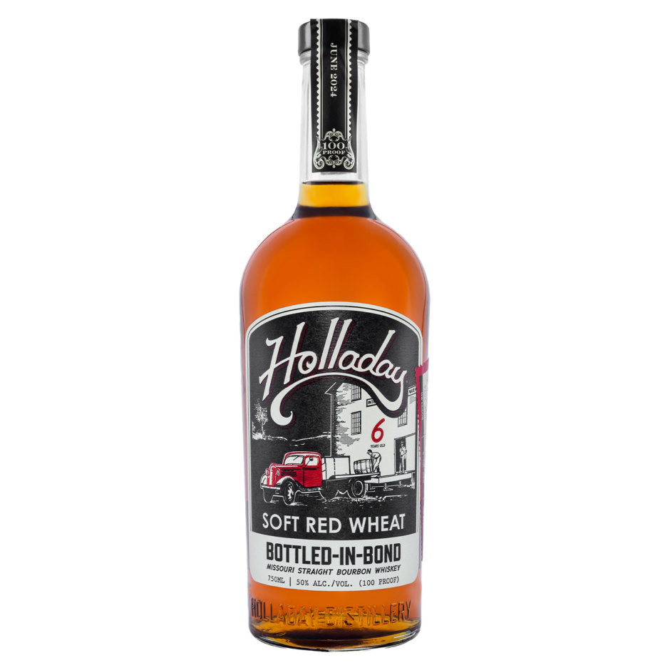 Holladay Soft Red Wheat Bottled in Bond Missouri Straight Bourbon
