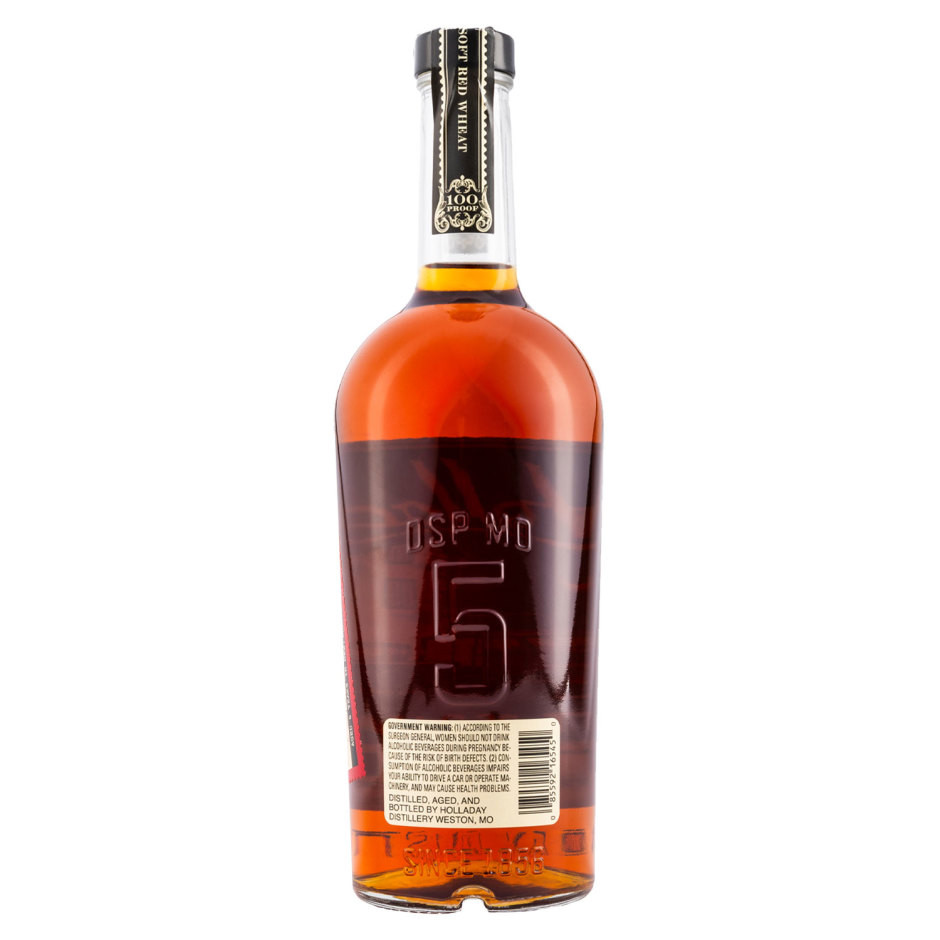 Holladay Soft Red Wheat Bottled in Bond Missouri Straight Bourbon