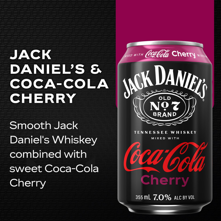 Jack Daniels Coca-Cola Cocktails Variety 6 pack Cans