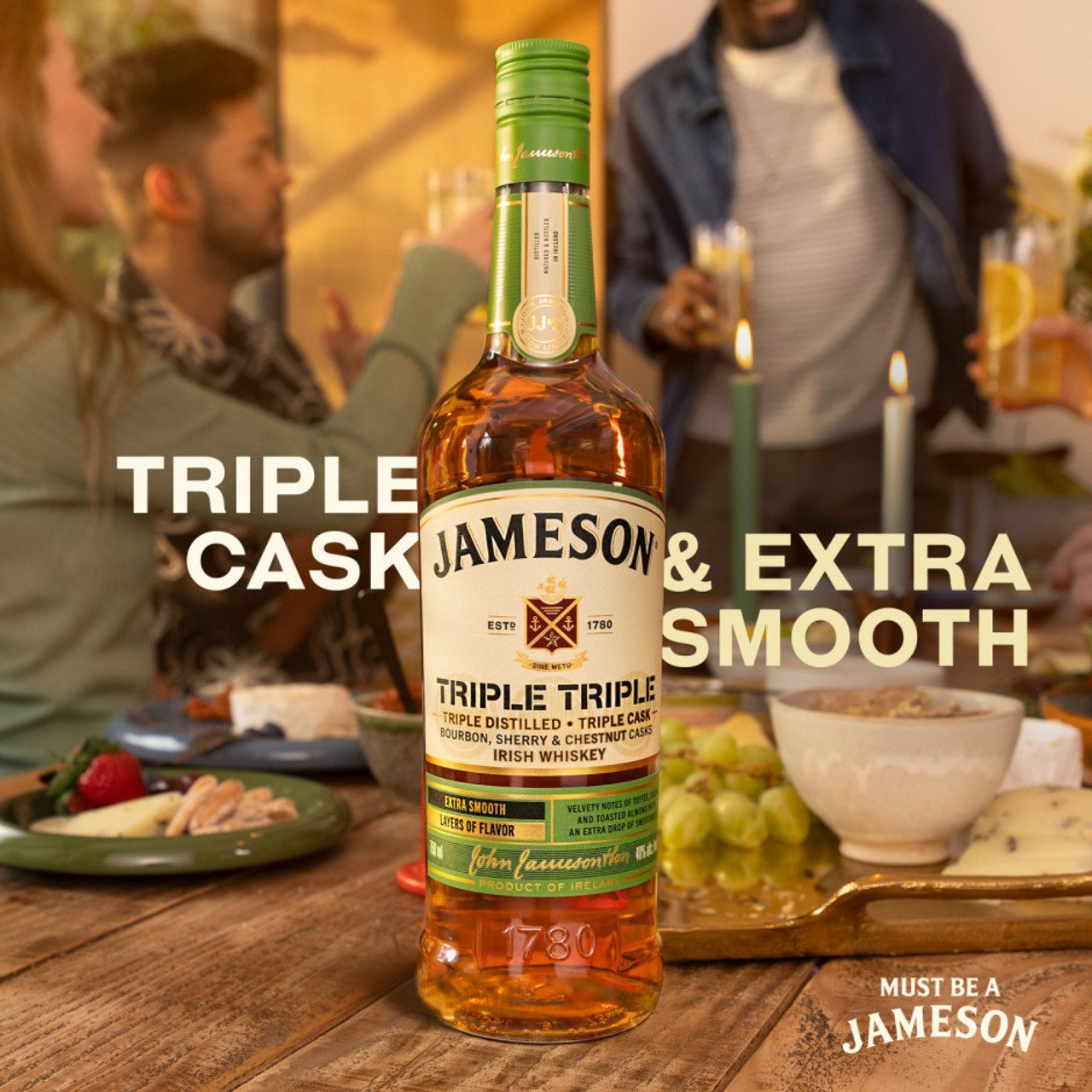 Jameson Triple Triple Blended Irish Whiskey