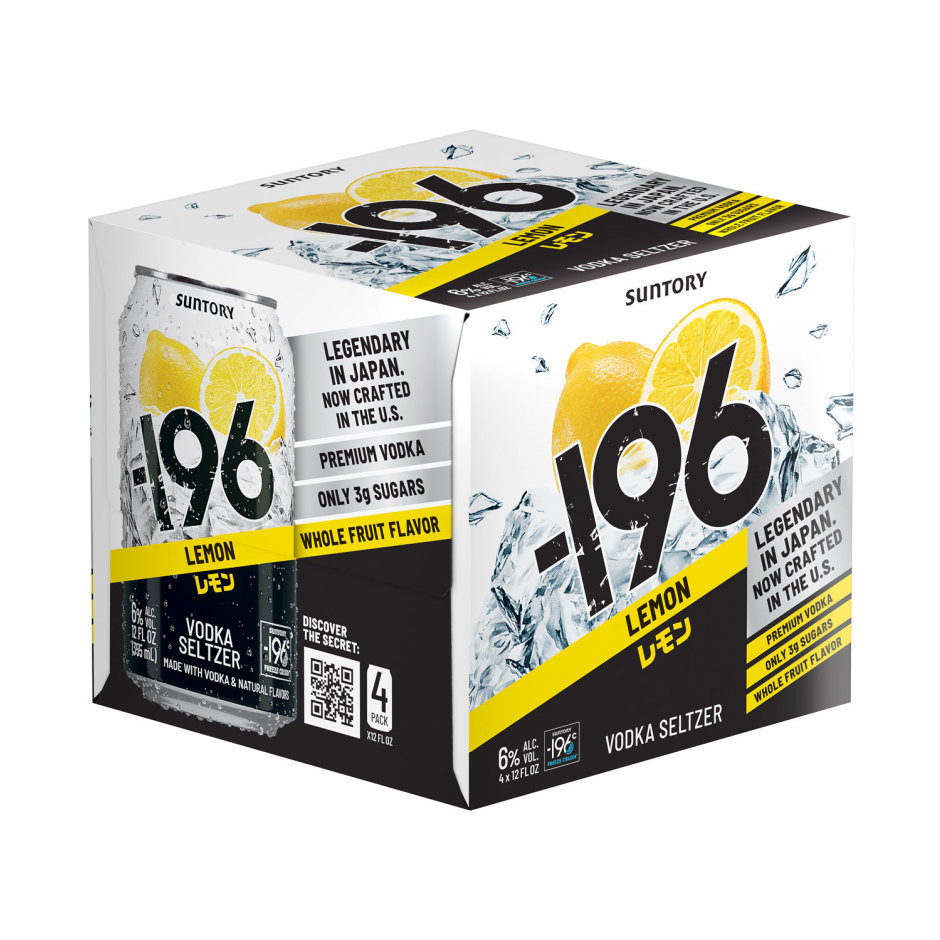 196 Lemon Vodka Seltzer Cocktail