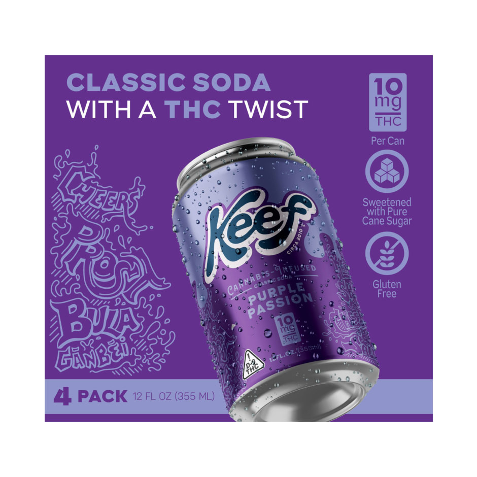 Keef D9 THC 10mg Purple Passion