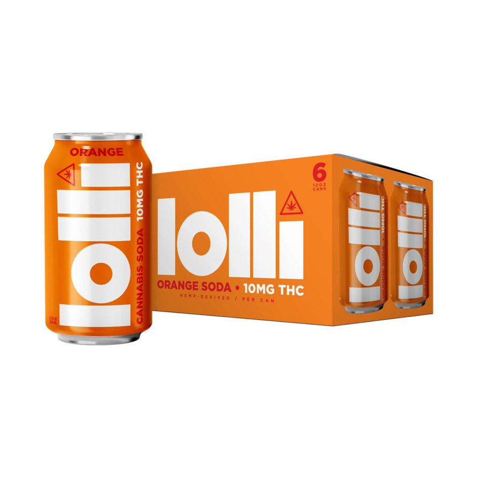 Lolli D9 THC 10mg Orange Soda