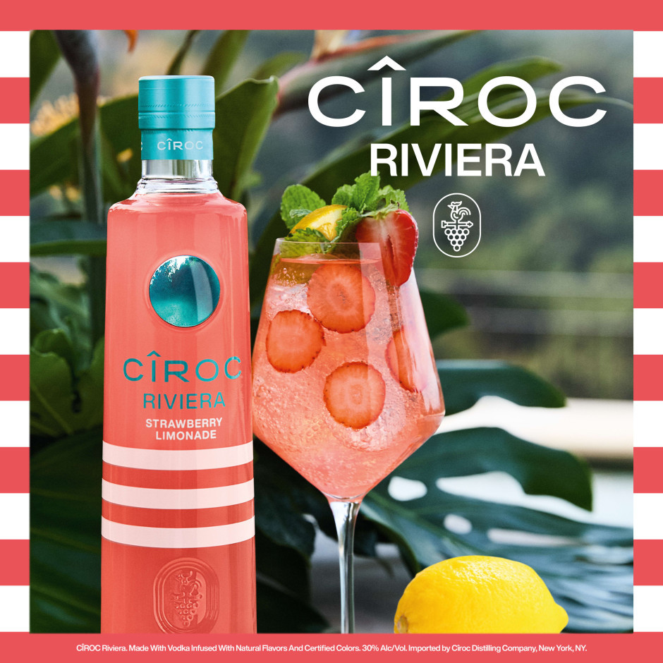 Ciroc Riviera Strawberry Limonade Vodka