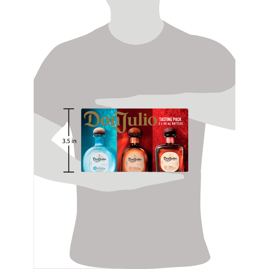 Don Julio Tequila Tasting Pack with Three Minis, One Blanco, One