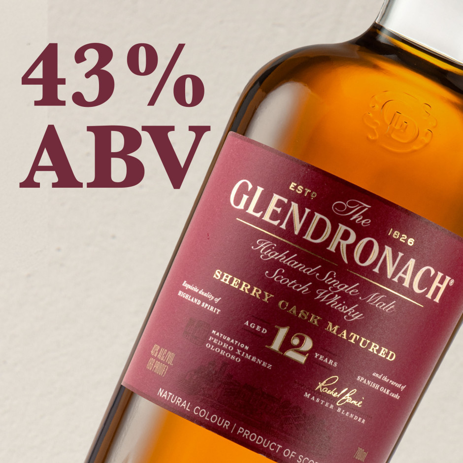 The Glendronach 12 Years Old 700ml　２本 GlenDronach 12 Year Sherry Cask Scotch Whisky – Hi Proof