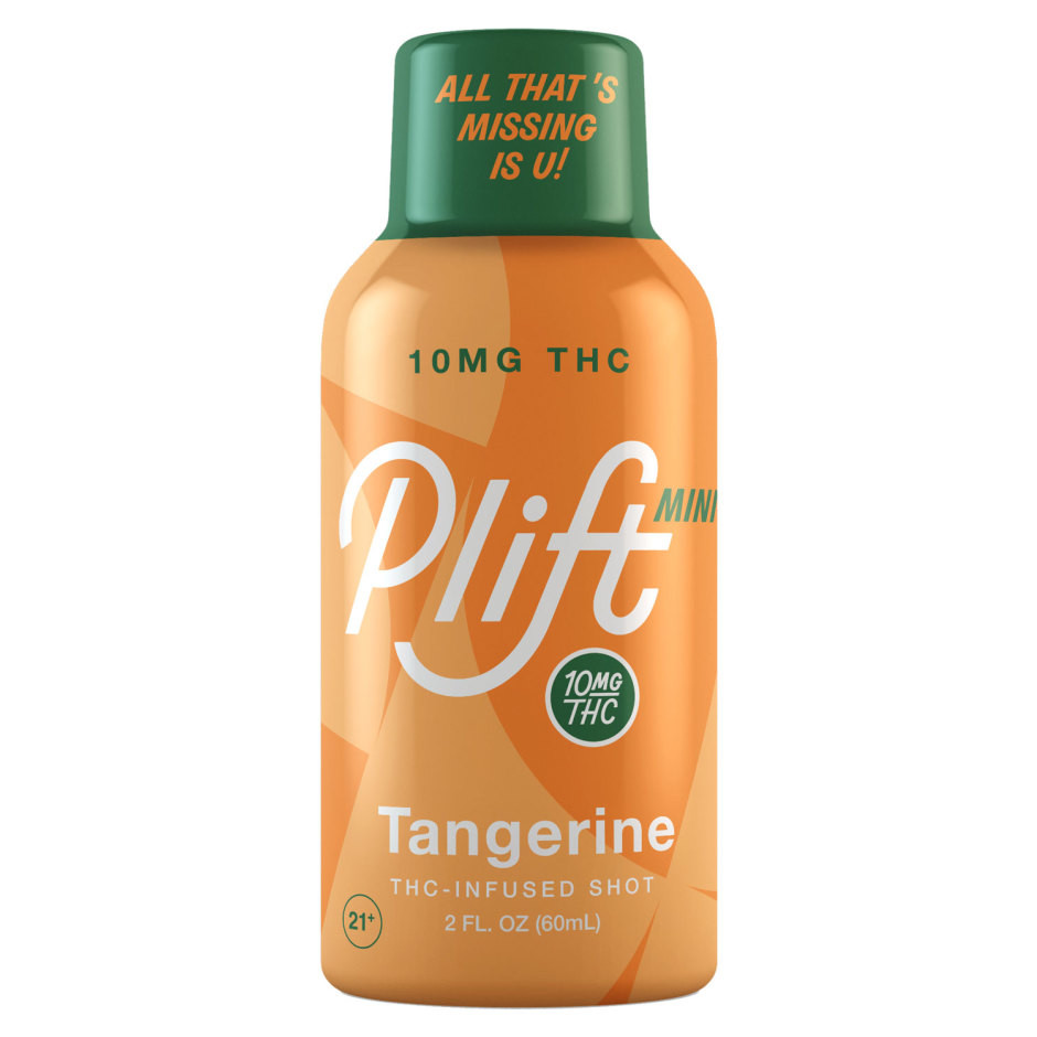 Plift D9 THC 10mg Tangerine Mini Shot