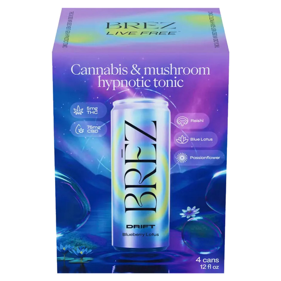 BREZ THC 5mg Drift Blueberry Lotus