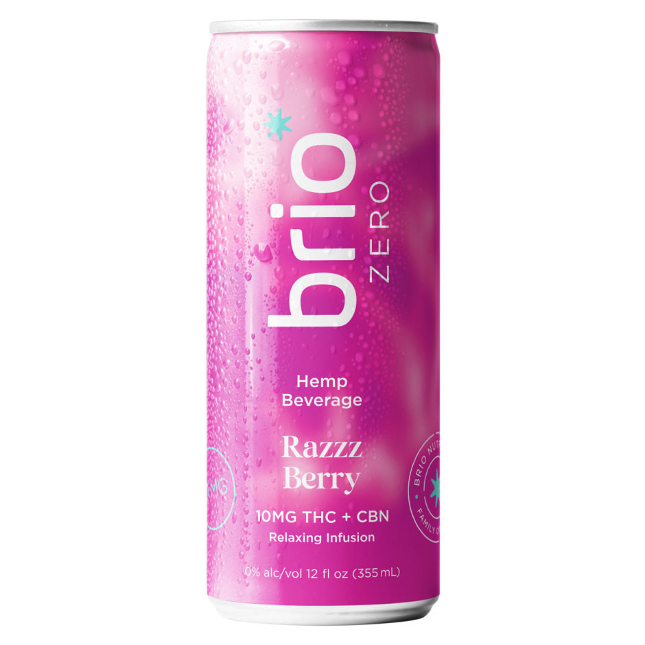 Brio Zero THC 10mg Razzz Berry