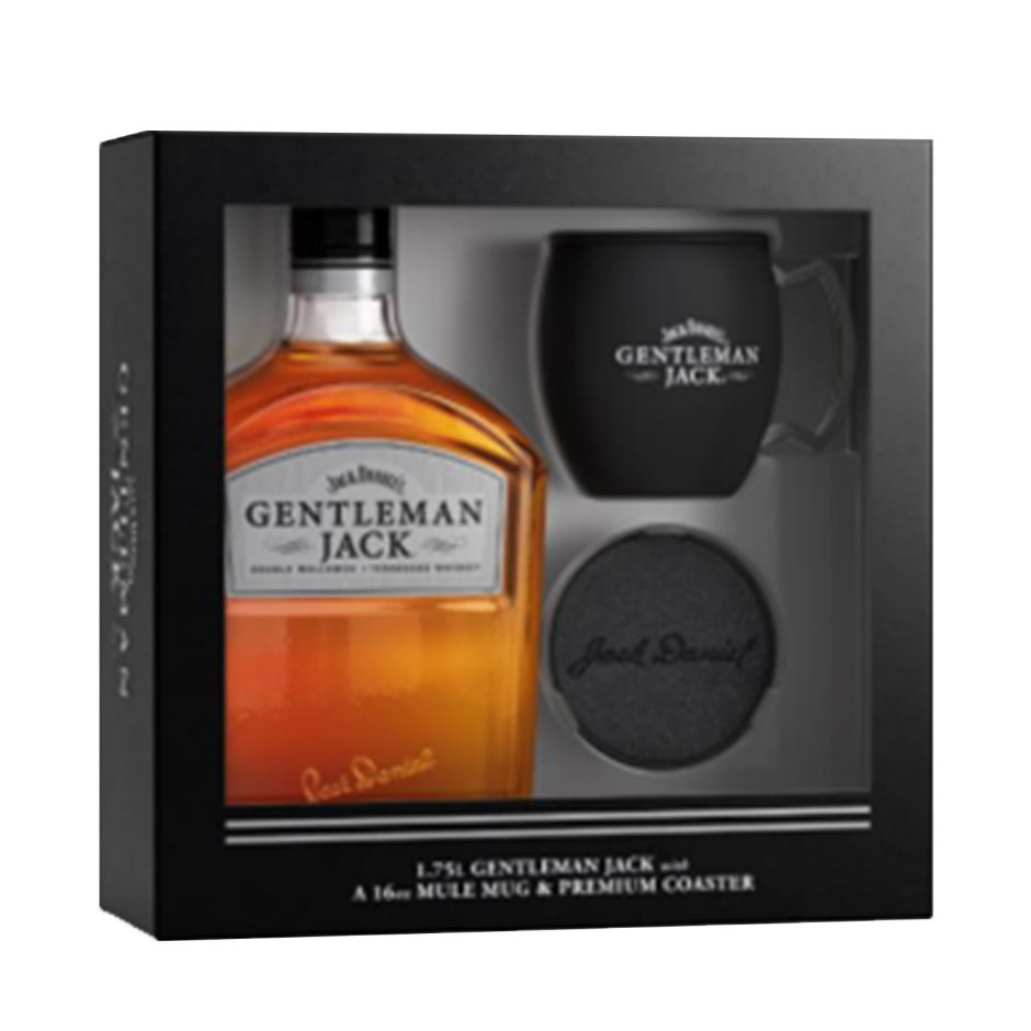 Gentleman Jack Tennessee Whiskey with Mug & Coaster