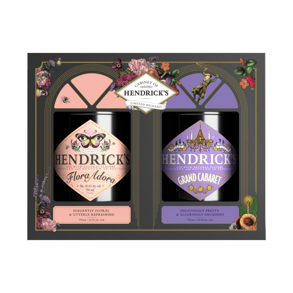 Hendrick's Cabinets of Curiosities Combo Pack with Flora Adora