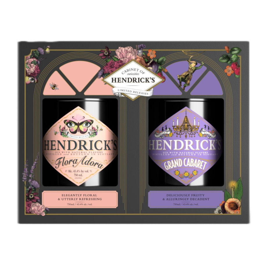 Hendrick's Cabinets of Curiosities Combo Pack with Flora Adora