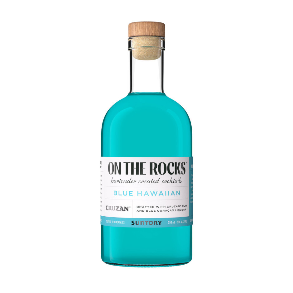 On The Rocks Cocktails Blue Hawaiian