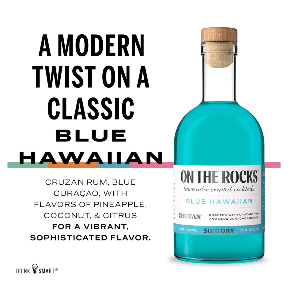On The Rocks Cocktails Blue Hawaiian
