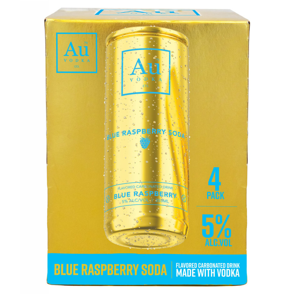 AU Blue Raspberry Vodka Soda