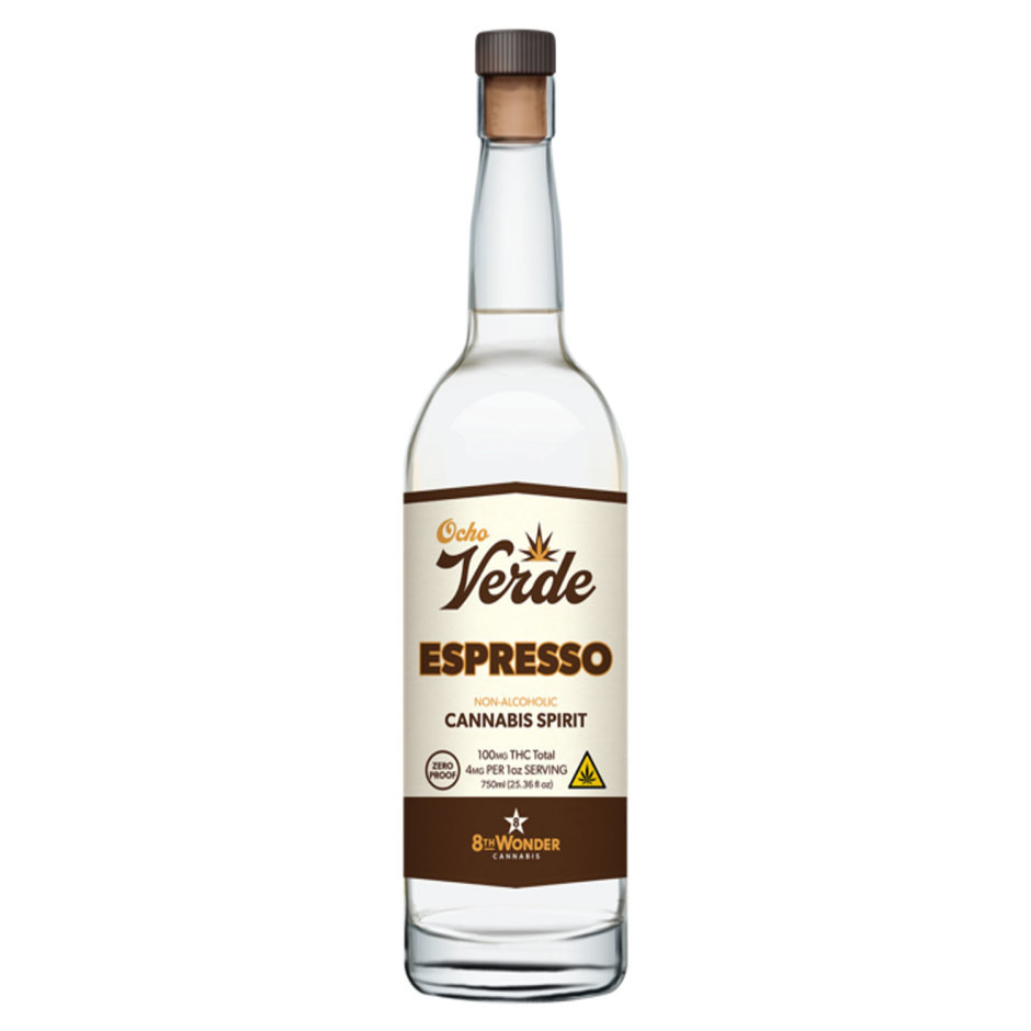 Ocho Verde D9 THC 100mg Espresso Spirit