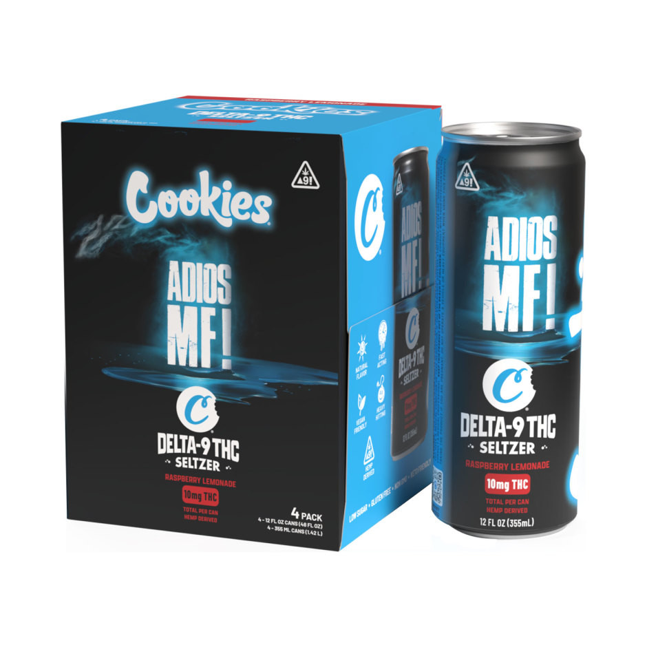 Cookies D9 THC 10mg Adios MF Seltzer