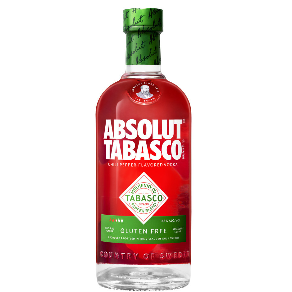 【日本未発売】ABSOLUT TABASCO チリペッパー Absolut Tabasco Chili Pepper Vodka