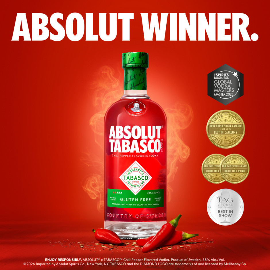 Absolut Tabasco Chili Pepper Vodka