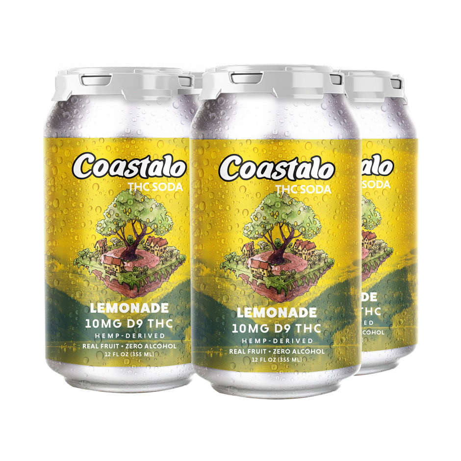 デコボトル Coastalo D9 THC 10mg Lemonade