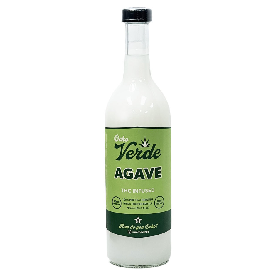 Ocho Verde D9 THC 10 mg Agave Spirit