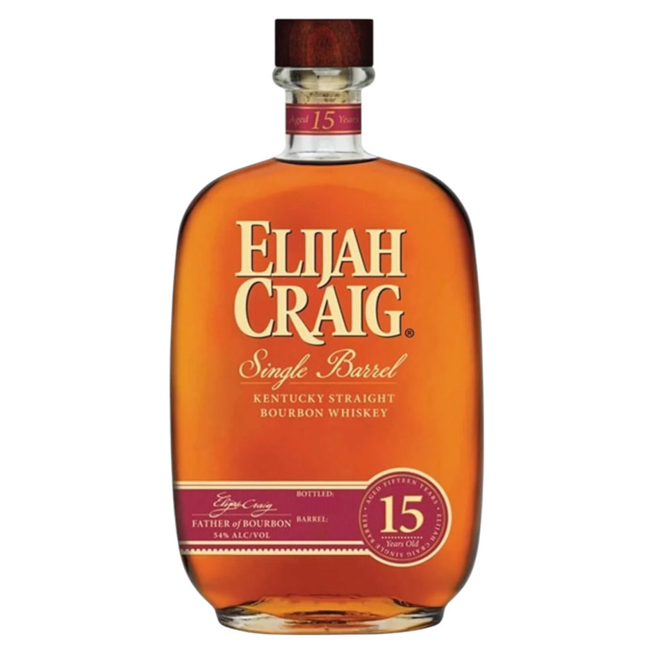 Elijah Craig 15 Year Single Barrel Kentucky Straight Bourbon Whiskey