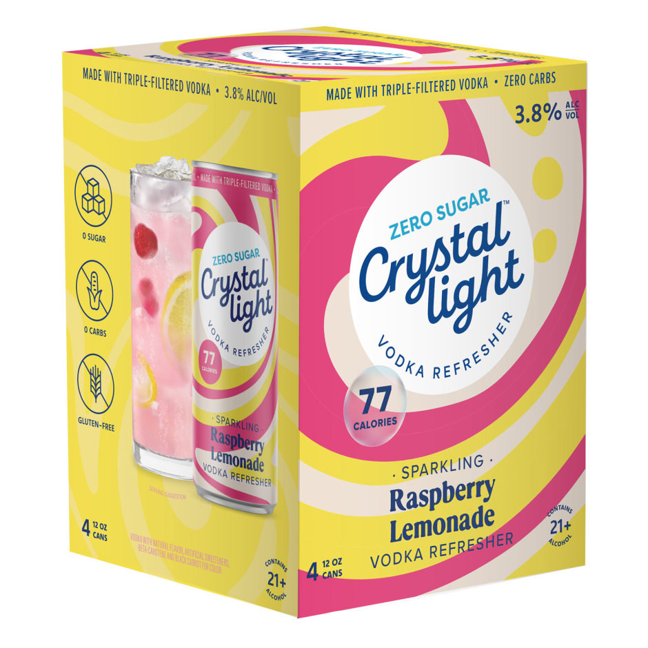 Crystal Light Zero Sugar Raspberry Lemonade Sparkling Vodka