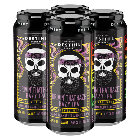 Destihl Deadhead Series Rotator - Drivin' That Haze Hazy IPA - 16 Oz - 4-PK - Aluminum