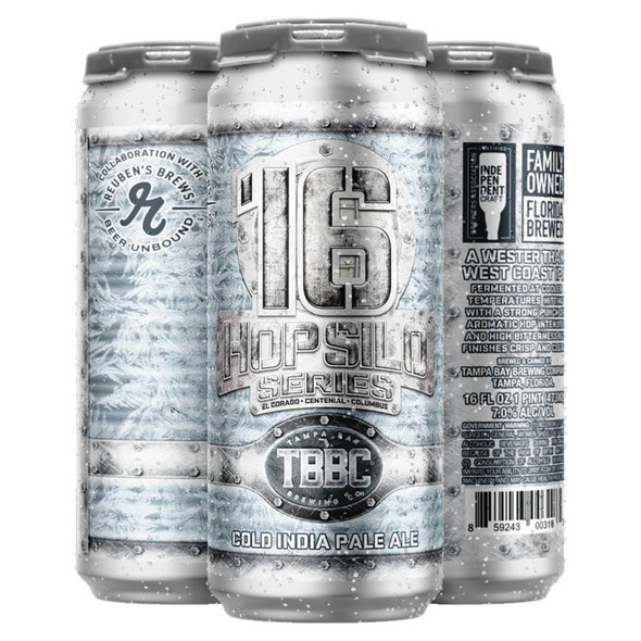 Tampa Bay Brewing Co. Hop Silo Series - 16 Oz - 4-PK - Aluminum
