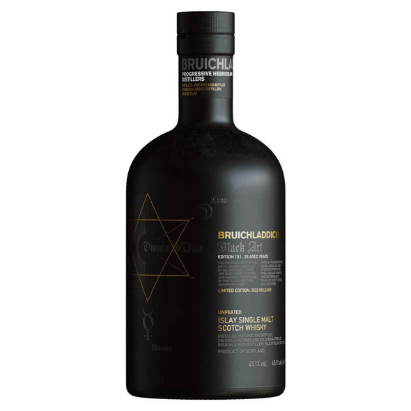 Bruichladdich Black Art Series 10.1 Scotch Whiskey - 750 mL - 750ML - Glass