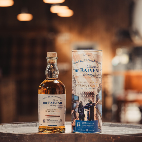 The Balvenie Stories 14 Year Old Single Malt Scotch     Whisky - A Collection of Curious Casks - 750 mL - 750ML - Glass
