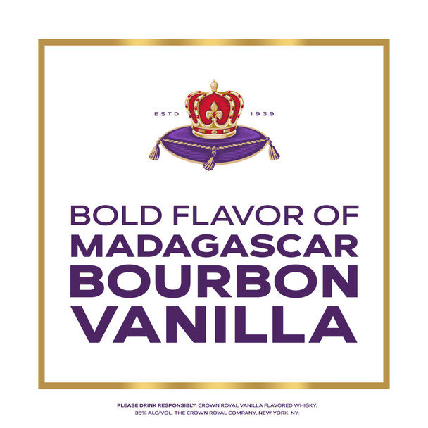 Crown Royal Vanilla Flavored Whisky - 375 mL - 375ML - Glass