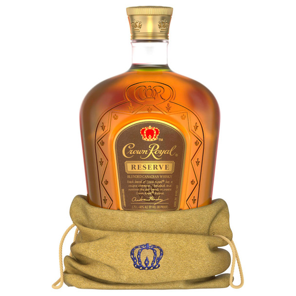 Crown Royal Reserve Blended Canadian Whisky - 1.75 L - 1.75L - Glass