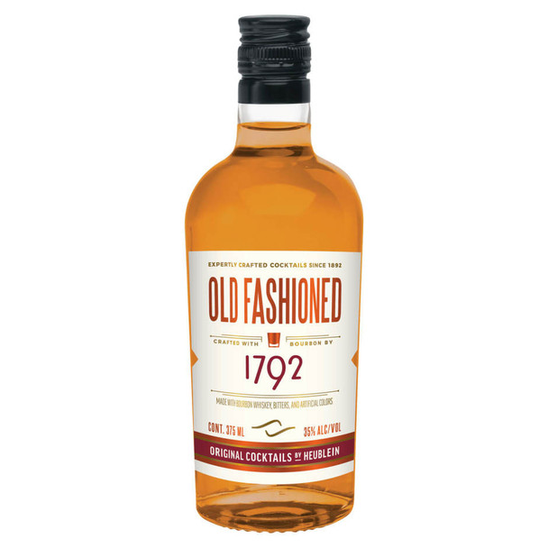 Original Cocktails by Heublein 1792 Old Fashioned - 375 mL - 375ML - Glass