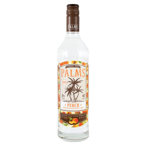 Palms Peach Rum - 750 mL - 750ML - Glass