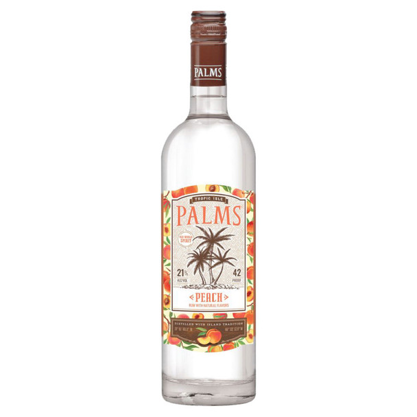 Palms Peach Rum - 750 mL - 750ML - Glass