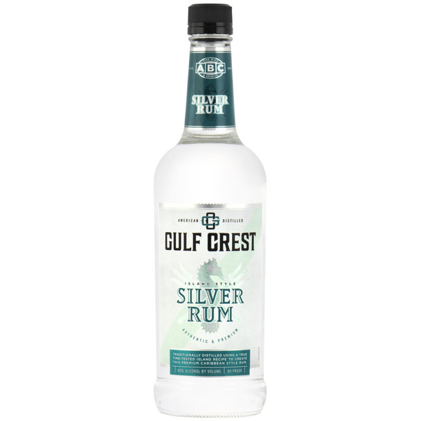 ABC Gulf Crest Light Rum - 750 mL - 750ML - Glass