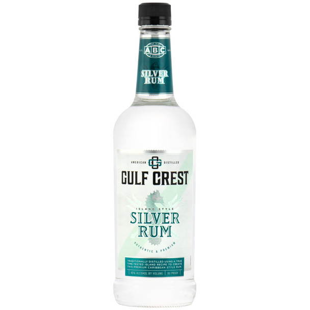 ABC Gulf Crest Light Rum - 750 mL - 750ML - Glass