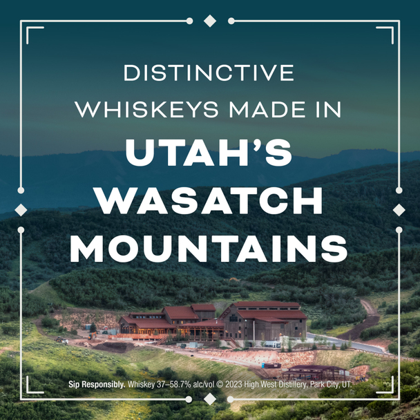 High West American Prairie ABC Hand Selected Single Barrel 24741 Bourbon Whiskey - 750 mL - 750ML - Glass