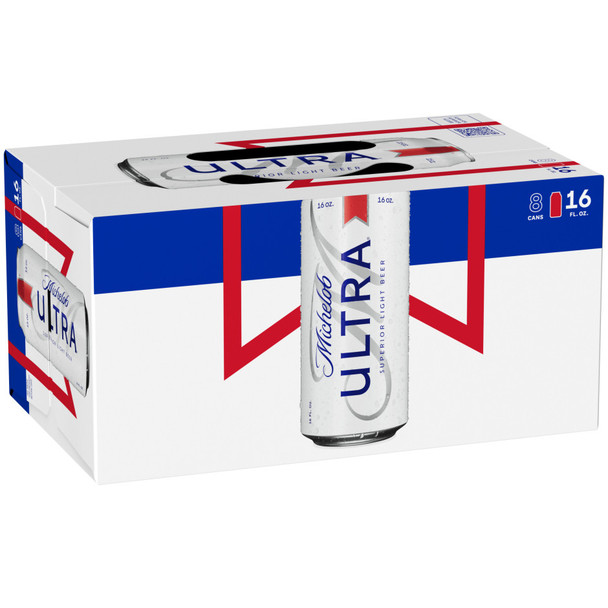 Michelob Ultra - 16 Oz - 8-PK - Aluminum