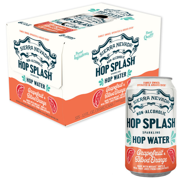 Sierra Hop Splash Citrus N/A - 6-PK - Aluminum Sierra Hop Splash Citrus N/A - 6-PK - Aluminum