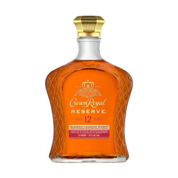 Crown Royal Reserve Blended Canadian Whisky - 750 mL - 750ML - Glass