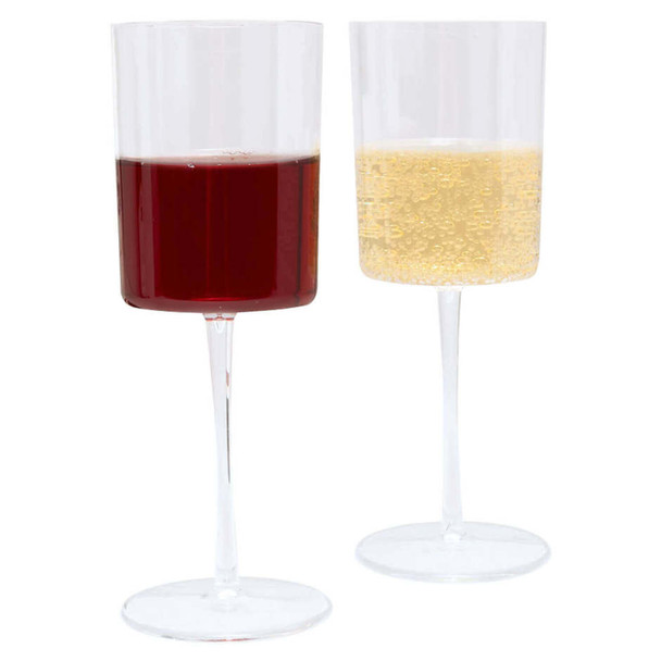 BarY3 Wine Plastic Glasses 11 Oz 6 Count - 11 Oz - 11OZ