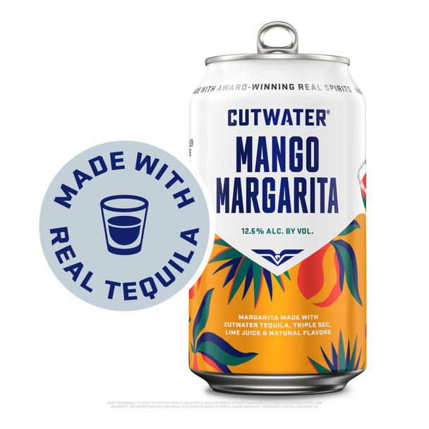 Cutwater Mango Margarita - 4-PK - Aluminum Cutwater Mango Margarita - 4-PK - Aluminum