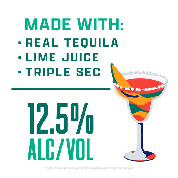 Cutwater Mango Margarita - 4-PK - Aluminum Cutwater Mango Margarita - 4-PK - Aluminum