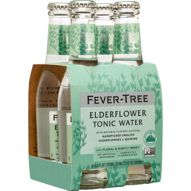 Fever Tree Elderflower Tonic Water - 4-PK