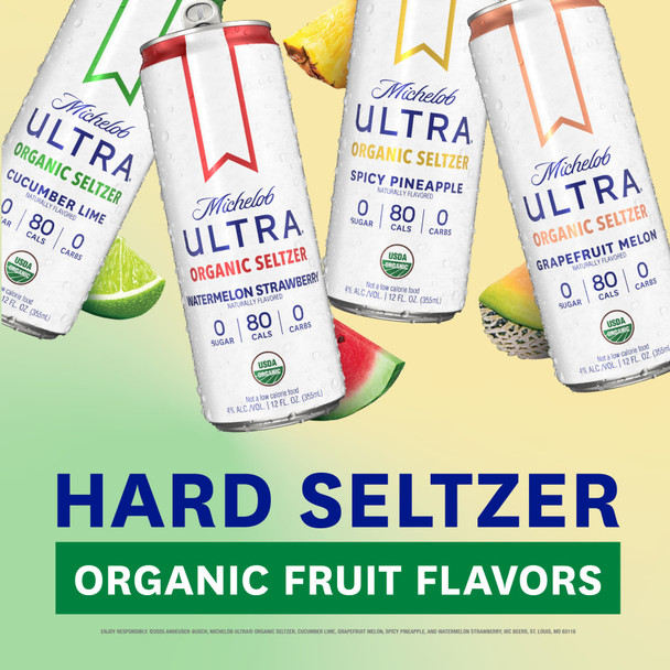 Michelob Ultra Organic Seltzer Variety Pack - 12-PK - Aluminum