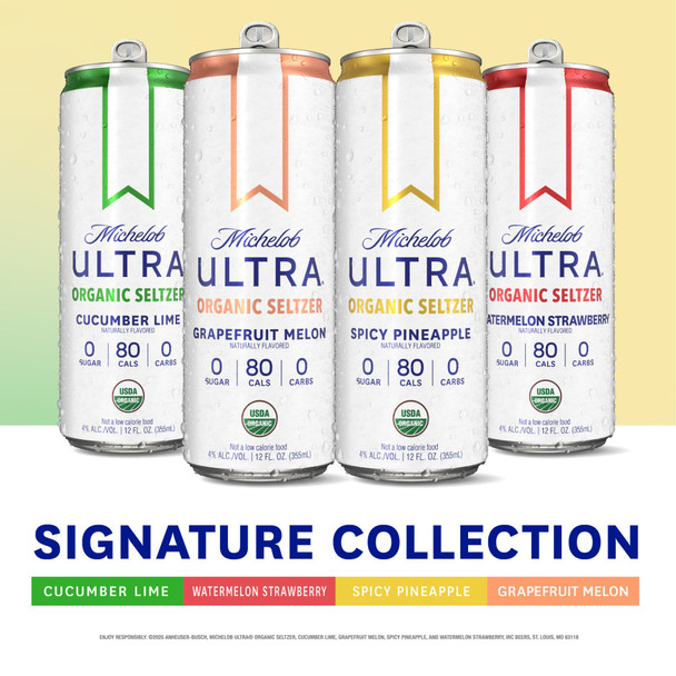 Michelob Ultra Organic Seltzer Variety Pack - 12-PK - Aluminum