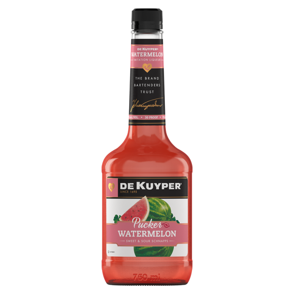 DeKuyper Watermelon Pucker - 750 mL - 750ML - Glass DeKuyper Watermelon Pucker - 750 mL - 750ML - Glass