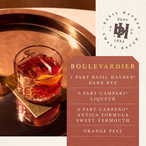 Basil Hayden Dark Rye Whiskey - 750 mL - 750ML - Glass